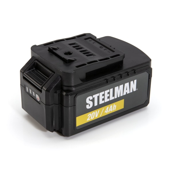 Steelman Replacement 20V 4Ah Rechargeable Li-Ion Battery Pack with LED Charge Indicator 60865 - main